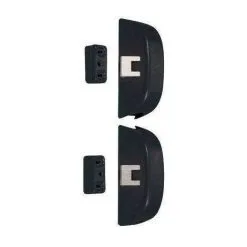 ISEO CAVERS Jeu De Pênes + Vis + Gâches Latéraux ISEO - Non Coupe-feu - Noir - 9410203505 - Noir