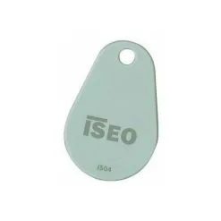ISEO CAVERS Badge Usager Mifare - 4K - Format Porte-clé - Numéro Imprimé