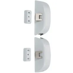 ISEO CAVERS Jeu De Pênes + Vis + Gâches Latéraux ISEO - Non Coupe-feu - Blanc - 9410203405 - Blanc