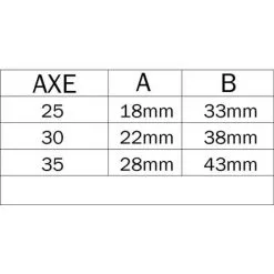 ISEO CAVERS Serrure 3 Points à Larder ISEO Electa Inox à Pêne Réversible - Têtiere U - 1860x24x6 - Axe 30 - 785101302 -ISEO CAVERS Soldes Boutique 18253918 3