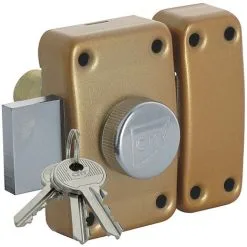 ISEO CAVERS Verrou ISEO City 25 Pour Huisserie Bois Verrou Sentrouvrants Vendu Par Paire - Poli