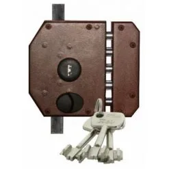 ISEO CAVERS Soldes Boutique 2 ISEO CAVERS Mécanisme De Serrure 3 Points CITY PERFECTA Droite Droite TR-CAV0452ST