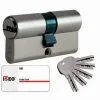 ISEO CAVERS Cylindre Cavers ISEO City ISR6 - 2 Entrées De Clé - Même Variure V9 AGL004302 - Nickelé - 30 X 50 Mm