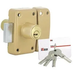 ISEO CAVERS Verrou ISR6 Sentrouvrant Sur NAGL009726 - Marron Bronze