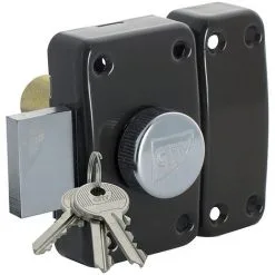 ISEO CAVERS Verrou ISEO City 25 Pour Huisserie Bois Verrou Varié Gâche Pour Huisserie Bois - Poli