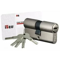 AUTRES Cylindre Isr6 30*10mm -NICKELE - 5 Cles + Carte -V09