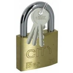 ISEO CAVERS Cadenas City 70 Anse Acier 3 Cles S Entrouvrant