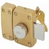ISEO CAVERS Verrou A Bouton 25 Bronze Or City Cylindre 40mm S Entr - 3cles