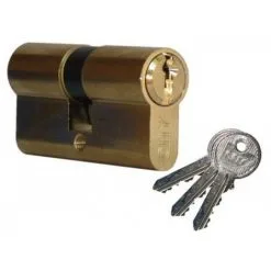 ISEO CAVERS 520930307 Cylindre Double City Varié - 30 X 30 - Laiton Poli