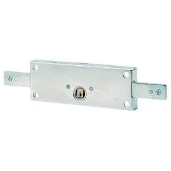 ISEO CAVERS Serrure De Rideau Metallique Horizontal à Cylindre Rond Ø 25 Mm