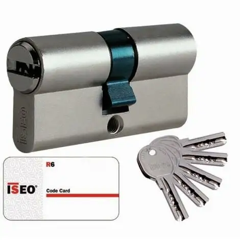 ISEO CAVERS Cylindre Cavers ISEO City ISR6 - 2 Entrées Variées - Nickelé - 30 X 70 Mm 1 ISEO CAVERS Cylindre Cavers ISEO City ISR6 - 2 Entrées Variées - Nickelé - 30 X 70 Mm